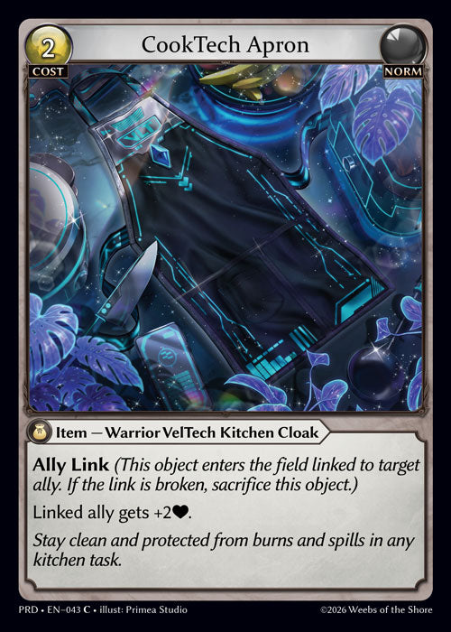[043]【EN】CookTech Apron【PRD】[C][Norm]