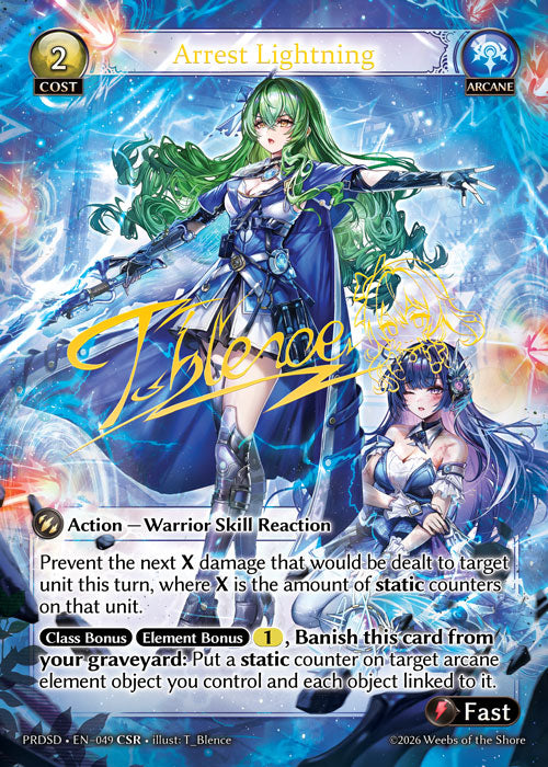 [049]【EN】【FOIL】Arrest Lightning【PRDSD】[CSR][Arcane]