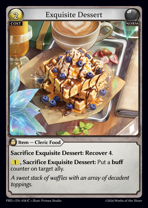 [058]【EN】Exquisite Dessert【PRD】[C][Norm]