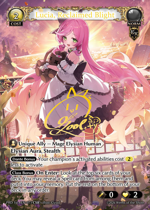 [073]【EN】【FOIL】Lucia, Reclaimed Blight【PRD1st】[CSR][Norm]