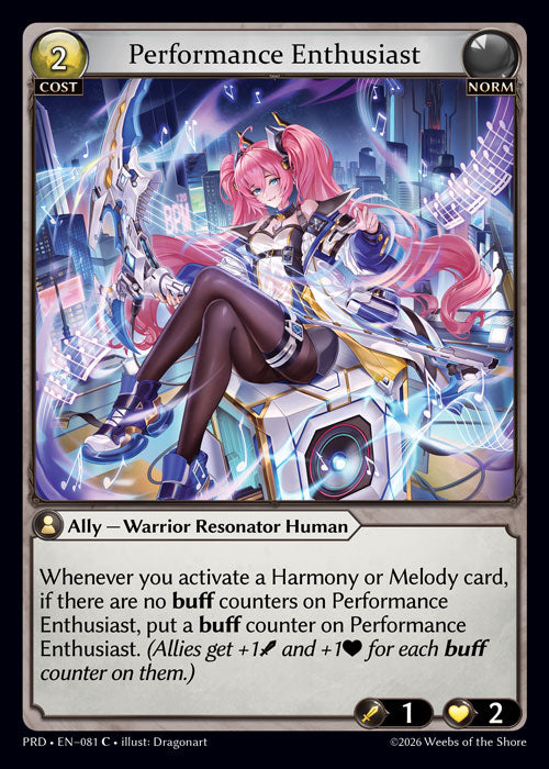 [081]【EN】Performance Enthusiast【PRD】[C][Norm]
