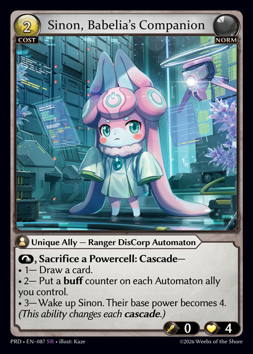 [087]【EN】Sinon, Babelia's Companion【PRD】[SR][Norm]