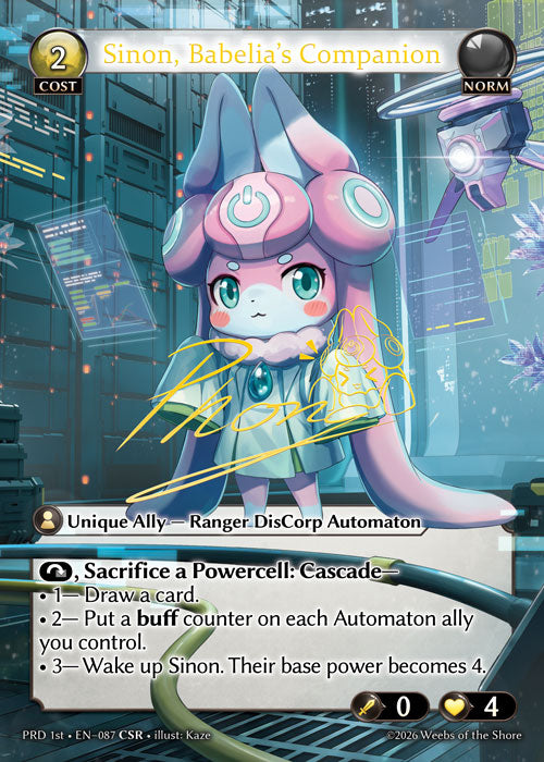 [087]【EN】【FOIL】Sinon, Babelia's Companion【PRD1st】[CSR][Norm]