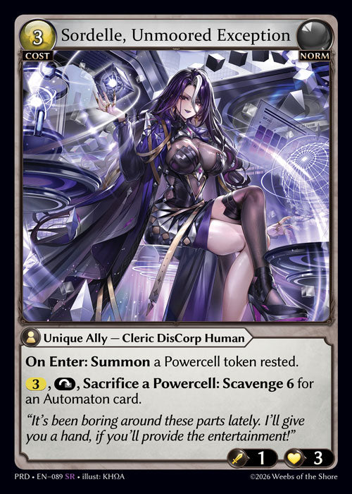 [089]【EN】Sordelle, Unmoored Exception【PRD】[SR][Norm]