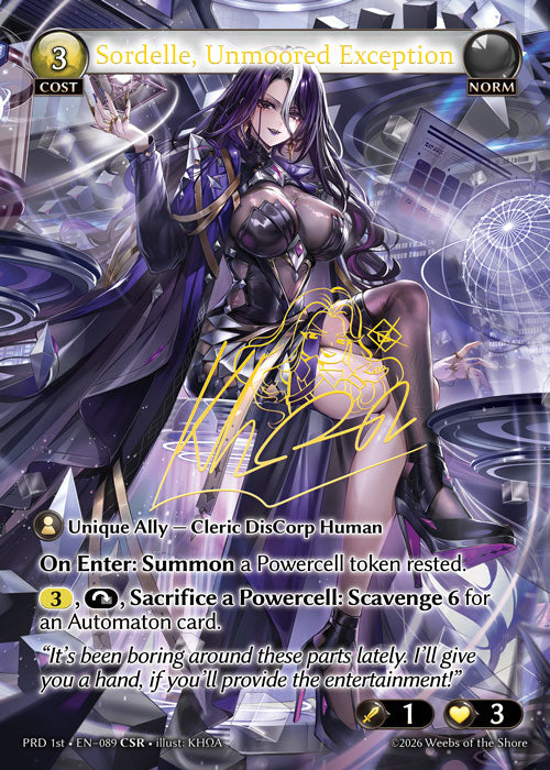 [089]【EN】【FOIL】Sordelle, Unmoored Exception【PRD1st】[CSR][Norm]