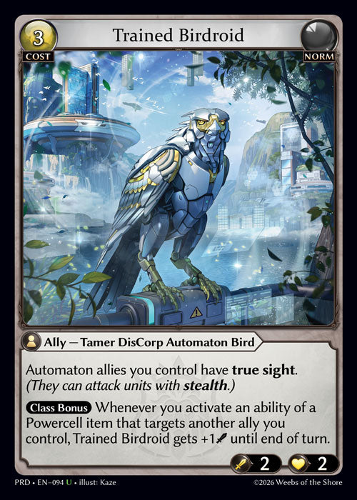 [094]【EN】Trained Birdroid【PRD】[U][Norm]