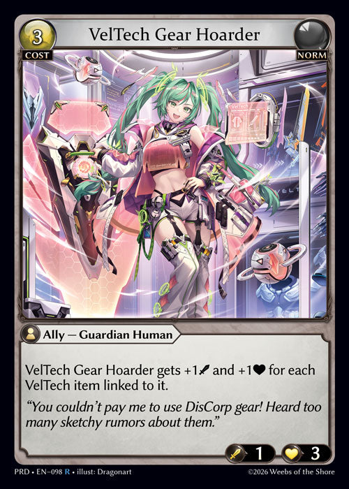 [098]【EN】VelTech Gear Hoarder【PRD】[R][Norm]