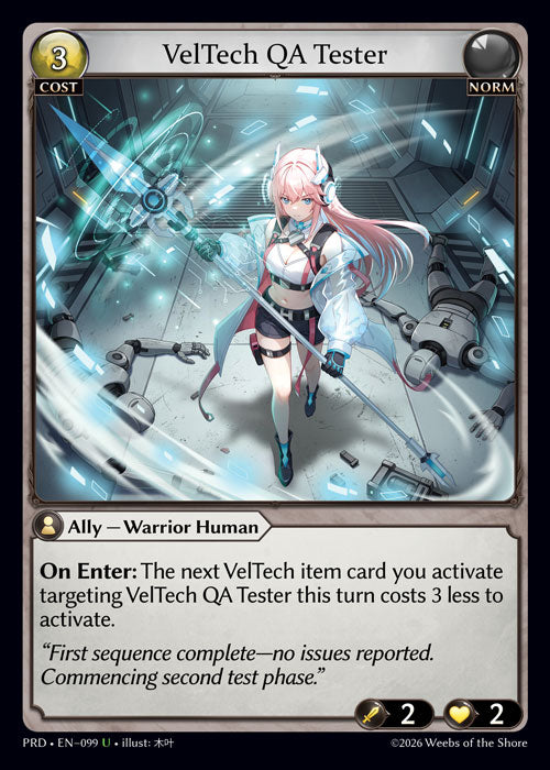 [099]【EN】VelTech QA Tester【PRD】[U][Norm]