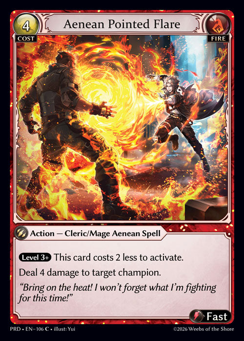 [106]【EN】Aenean Pointed Flare【PRD】[C][Fire]