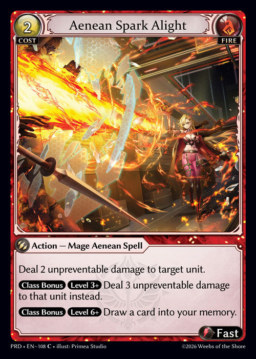 [108]【EN】Aenean Spark Alight【PRD】[C][Fire]