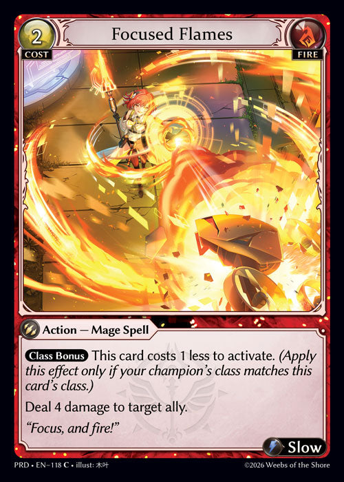 [118]【EN】Focused Flames【PRD】[C][Fire]