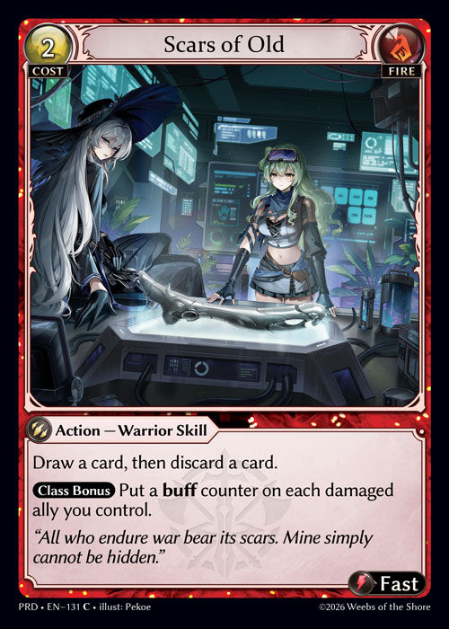 [131]【EN】【FOIL】Scars of Old【PRD】[C][Fire]