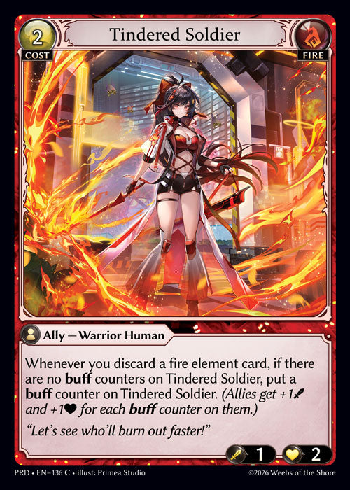 [136]【EN】Tindered Soldier【PRD】[C][Fire]