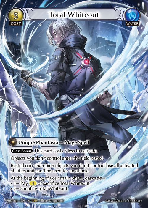 [169]【EN】【FOIL】Total Whiteout【PRD1st】[UR][Water]