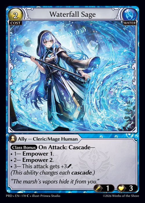 [170]【EN】Waterfall Sage【PRD】[C][Water]