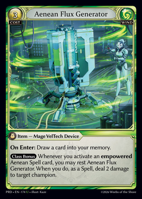 [174]【EN】Aenean Flux Generator【PRD】[U][Wind]