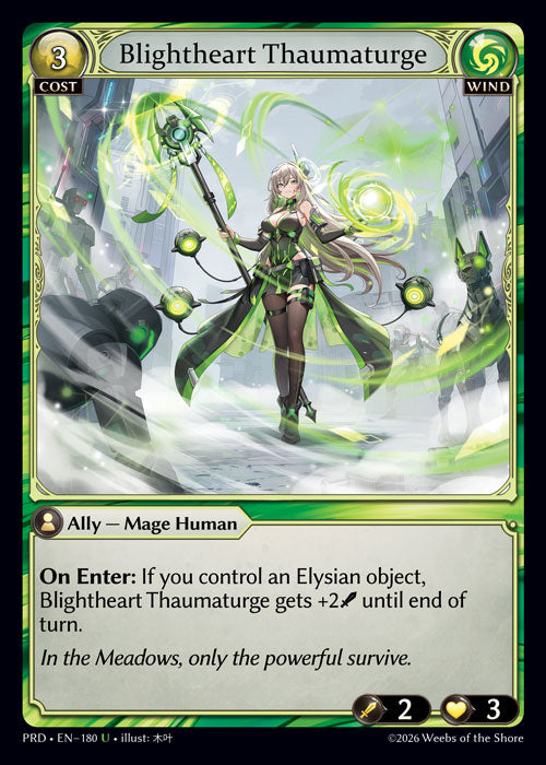 [180]【EN】Blightheart Thaumaturge【PRD】[U][Wind]