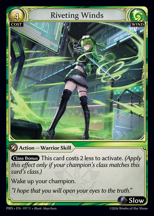[197]【EN】Riveting Winds【PRD】[U][Wind]