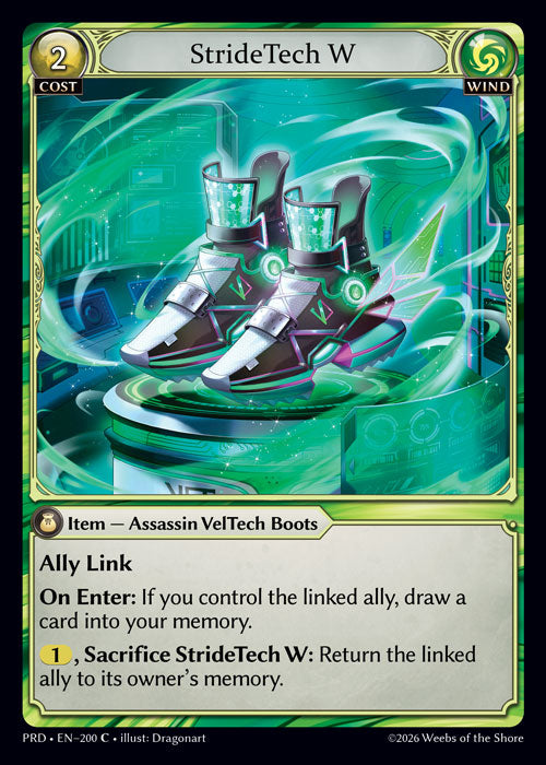 [200]【EN】【FOIL】StrideTech W【PRD】[C][Wind]