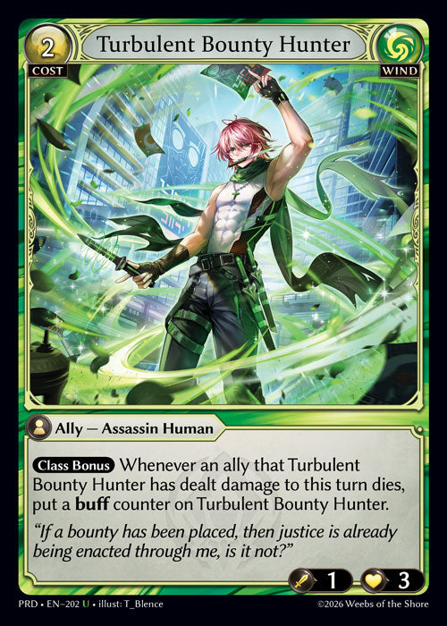 [202]【EN】Turbulent Bounty Hunter【PRD】[U][Wind]
