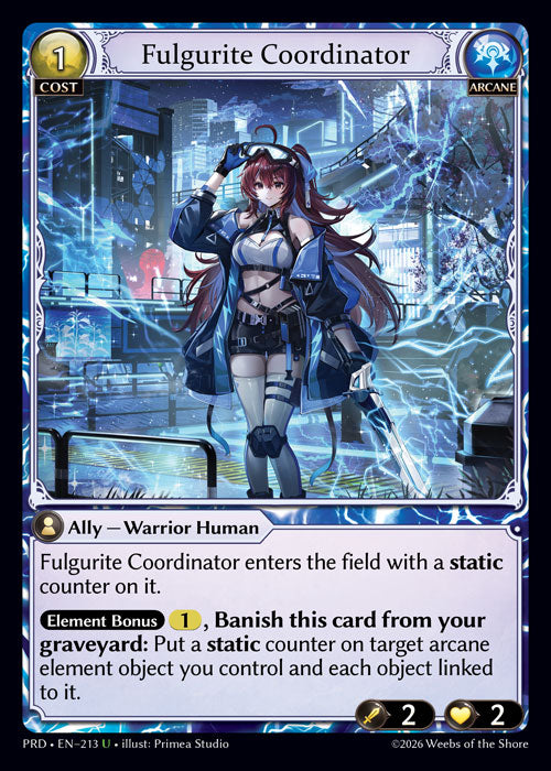 [213]【EN】Fulgurite Coordinator【PRD】[U][Arcane]