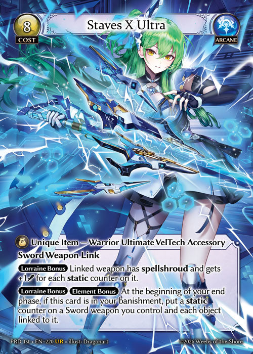[220]【EN】Staves X Ultra【PRD1st】[UR][Arcane]