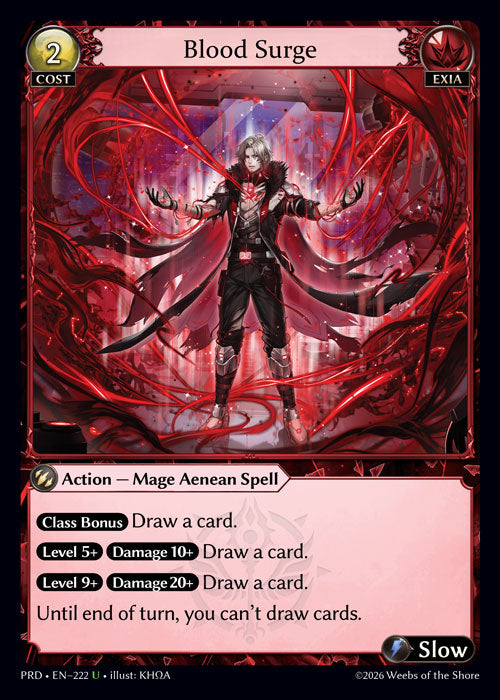 [222]【EN】Blood Surge【PRD】[U][Exia]