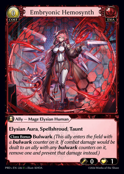 [226]【EN】Embryonic Hemosynth【PRD】[U][Exia]