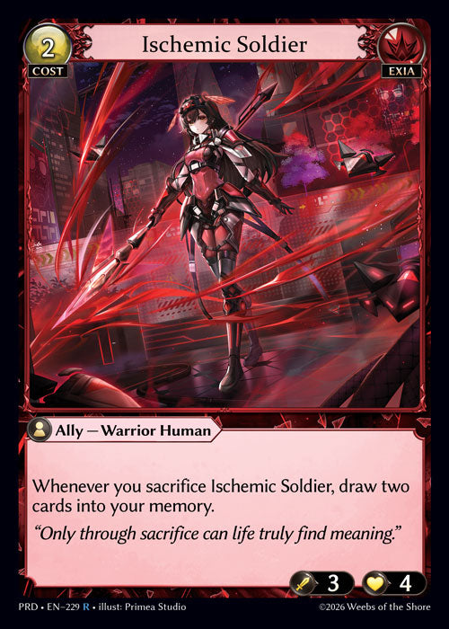 [229]【EN】【FOIL】Ischemic Soldier【PRD】[R][Exia]