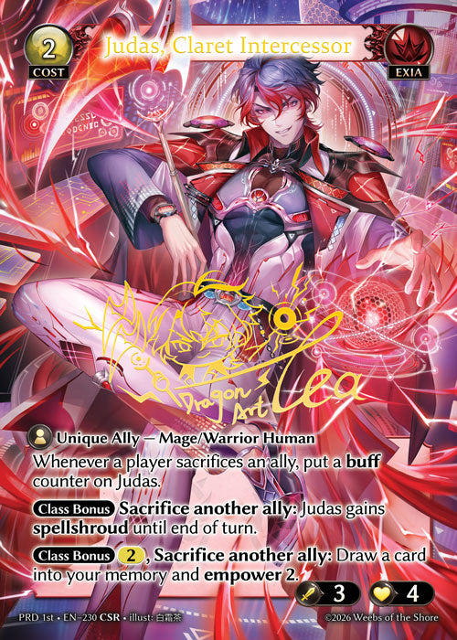 [230]【EN】【FOIL】Judas, Claret Intercessor【PRD1st】[CSR][Exia]