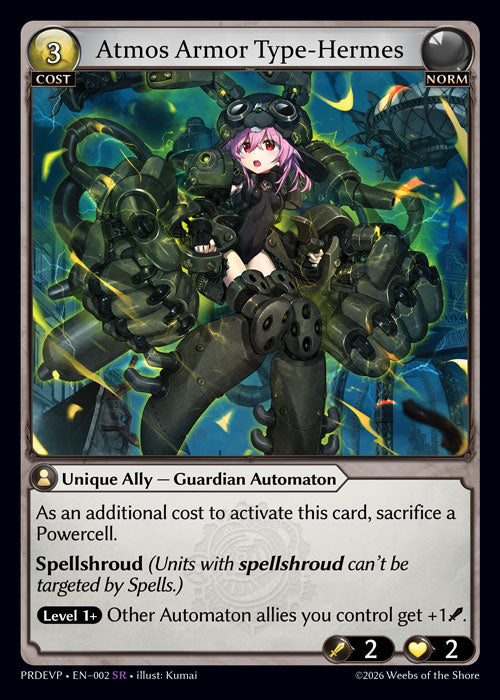 [002]【EN】【FOIL】Atmos Armor Type-Hermes【PRDEVP】[SR][Norm]
