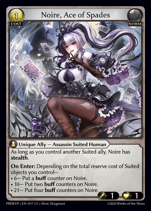 [017]【EN】Noire, Ace of Spades【PRDEVP】[SR][Norm]