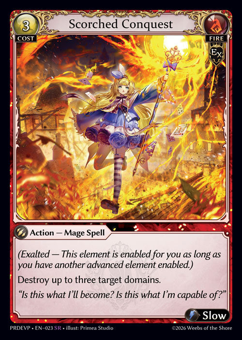 [023]【EN】Scorched Conquest【PRDEVP】[SR][Fire]