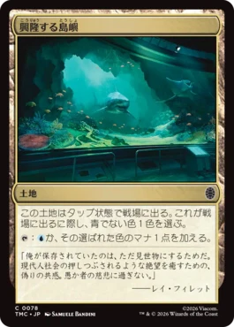 [078]【JP】【サージFOIL】興隆する島嶼/Thriving Isle【TMC】[C][土地]