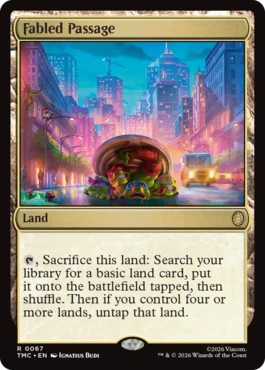 [067]【EN】【サージFOIL】寓話の小道/Fabled Passage【TMC】[R][土地]