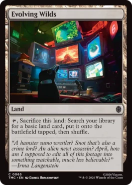 [065]【EN】【サージFOIL】進化する未開地/Evolving Wilds【TMC】[C][土地]