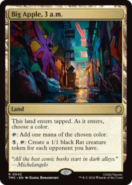 [042]【EN】【サージFOIL】午前３時のビッグ・アップル/Big Apple, 3 a.m.【TMC】[R][土地]