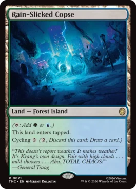 [071]【EN】雨濡れの低木林/Rain-Slicked Copse【TMC】[R][土地]