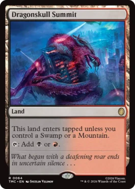 [064]【EN】竜髑髏の山頂/Dragonskull Summit【TMC】[R][土地]