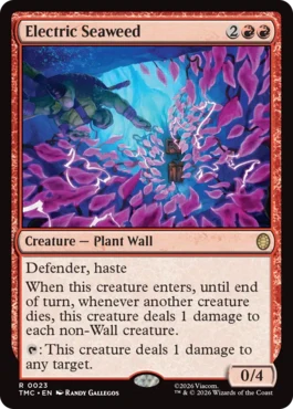 [023]【EN】帯電の海藻/Electric Seaweed【TMC】[R][赤]