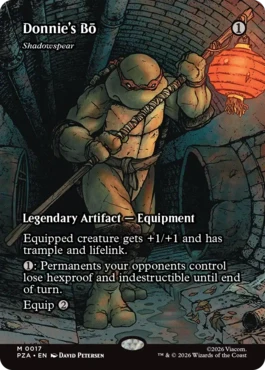 [017]【EN】【FOIL】■ボーダーレス■影槍/Shadowspear【PZA】[M][茶]