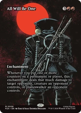 [008]【EN】【FOIL】■ボーダーレス■完全なる統一/All Will Be One【PZA】[M][赤]