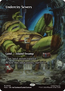 [020]【EN】■ボーダーレス■地底街の下水道/Undercity Sewers【PZA】[M][土地]