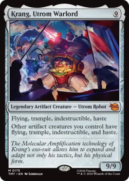 [175]【EN】【FOIL】ユートロムの武人、クランゲ/Krang, Utrom Warlord【TMT】[M][茶]