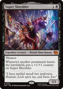 [083]【EN】【FOIL】スーパーシュレッダー/Super Shredder【TMT】[M][黒]