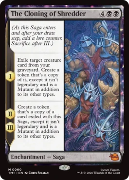 [060]【EN】【FOIL】シュレッダーの複製術/The Cloning of Shredder【TMT】[M][黒]