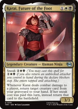 [151]【EN】【FOIL】フット団の未来、カライ/Karai, Future of the Foot【TMT】[U][多色]