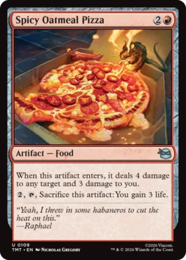 [109]【EN】【FOIL】ピリ辛オートミールピザ/Spicy Oatmeal Pizza【TMT】[U][赤]