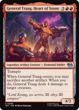 [090]【EN】堅忍不屈、トラーグ総司令/General Traag, Heart of Stone【TMT】[U][赤]