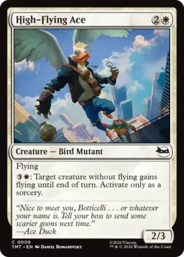 [009]【EN】空高く舞うエース/High-Flying Ace【TMT】[C][白]
